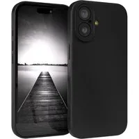 EAZY CASE Handyhülle für Apple iPhone 17 Hülle Silikon 6,3 Zoll, Silikon Schutzhülle mit Kameraschutz kratzfest Back Cover Etui Schwarz