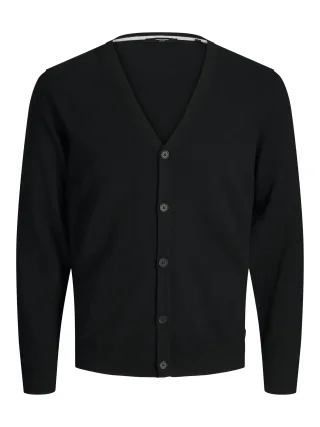 JACK&JONES - JPRBLAWINTER KNIT CARDIGAN black - Gr. - XS