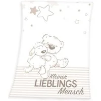 Babydecke Kleiner Lieblingsmensch, Herding, mit Teddy und Schaf, Kuscheldecke