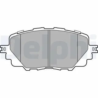 Delphi Bremsbel?ge vorne Abarth 124 Fiat 124 Mazda Mx-5 LP3284