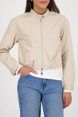 monari - Nylon Jacke sand - Gr. - 42