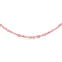 Made by Nami Perlenkette Damen Halskette bunt mit Perlen verstellbar Wasserfester Schmuck, aus Perlen – farbenfroh – mit Verlängerung – sommerlich