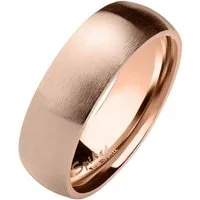viva-adorno Fingerring Edelstahl Damen Herren Ring matt gebürstet Bandring Partnerring, Verlobungsring mattiert