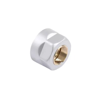 Terma Adapter auf Kupfer CYLINDER GW 3/4"-Ø15 , TGAST014, Silber TGAST014