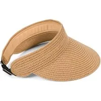 styleBREAKER Visor Papierstroh Visor Cap Einfarbig (1-St)