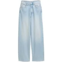 TOM TAILOR Denim Weite Jeans LINOU (1-tlg) Plain/ohne Details