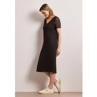 STREET ONE Midikleid in Unifarbe