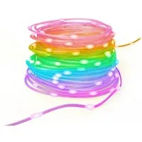 Hama LED-Lichterkette LED-Lichterkette (außen IP65 und innen, bunt + Effekte, mit App, 10 m), 100-flammig