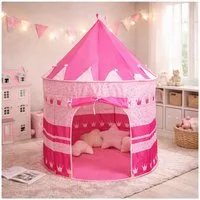 HTI-Living Spielzelt Prinzessinnen Spielzelt Rosa (Stück, 1-tlg., 1 Spielzelt) Burg