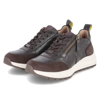 Salamander Low Sneaker - Gr. 38 - Braun - Glattleder