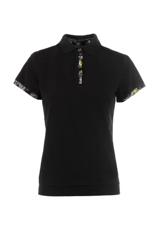squesto - Polo 1/2 schwarz - Gr. - 42