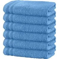 Erwin Müller Handtuch Handtuch "Heidelberg" 6er-Pack, Frottier, Walk-Frottier Uni