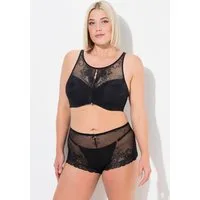 Ulla Popken Bügel-BH TruYou Bügel-BH Softschalen Spitze High Cut
