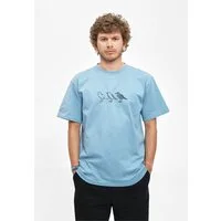 Cleptomanicx T-Shirt Classic Tee Scribble Gull in locker geschnittener Form