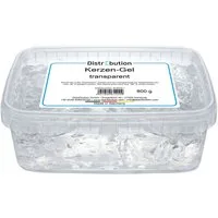 DistrEbution Duftkerze Kerzen-Gel transparent 300g-17kg Gelwachs, Gelkerzen selber machen, Für Kerzen Herstellung