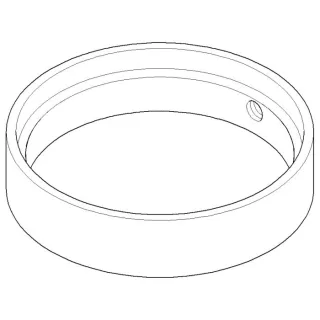 Dornbracht Glashalter (Ring) TB - 081720634-06 platin matt