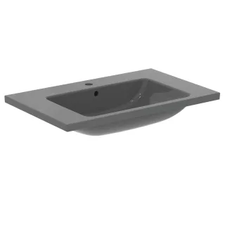 Ideal Standard Möbelwaschtisch i.life B 1Hl. mit Überlauf 810x510x180mm Grau, T460458 T460458
