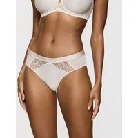 Triumph Tai-Slip Wild Azalea Florale Spitze, elastisch, Satin-Einfassung