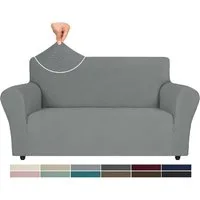 Minicloss Sofahusse Stretch Sofabezug, Sofa Überzug 1/2/3/4 Sitzer, Sofaschoner rutschfest, Elastisch Couch Überzug Mit Armlehnen, Sofaüberwurf Couch Überwurf