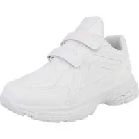 Ital-Design Vielseitige Kinderschuhe mit Klettverschluss für Alltag Sneaker (89545373) Flach Freizeitschuhe in Weiß