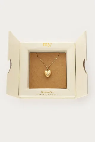 My Jewellery - Kette mit Herz und Geburtsstein gold - Gr. - OS