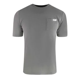 Aquascutum - T-Shirt für Herren, Brusttasche (Grau)