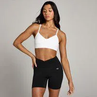 MP Damen Tempo Sport-BH mit geraffter Vorderseite – Weiß - M