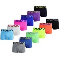emeco Retro Boxer 6er Pack Boxershorts Herren Boxer Short Microfaser Unterwäsche Neon (6-St)