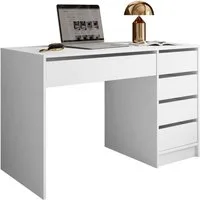 Lookway Schminktisch MADA MATT Schreibtisch mit Schubladen und matter Oberfläche (1x Schreibtisch), Breite: 120cm
