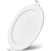 Braytron LED Panel 3 bis 24 W LED Panel Einbaupanel Einbauleuchten PLUS Serie, 9 Watt Warmweiß LED Panele sehr flach für den Deckeneinbau
