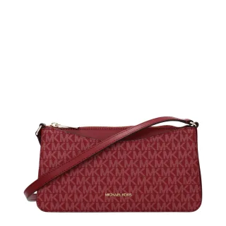 Michael Kors Rote Stoff Umhängetasche