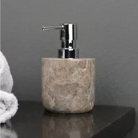 wohnfreuden Seifenspender Marmor Seifenspender Lasa grau, 30837