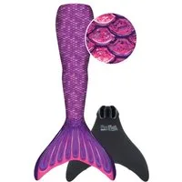 Fin Fun Monoflosse Fin Fun Einsteiger-Meerjungfrauenflosse in verschiedenen Größen Purple