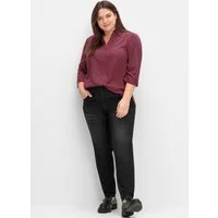 Sheego Klassische Bluse Tunika 3/4-Arm