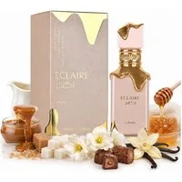 Lattafa Duft-Set Eclaire Eau de Parfum Cremig 100ml + Parfümzerstäuber (leer) Set