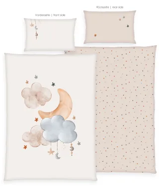 Baby Best Babybettwäsche "BabyBest Moon and Stars" 2 Stk.