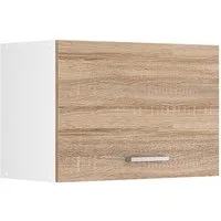 Vicco Hängeschrank R-Line, Sonoma/Weiß, 60 cm Flach (1-St)