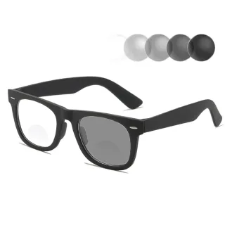 Photochromic HD Reading Glasses for Men Women Indoor Outdoor Dual-use Presbyopia Glasses Anti-blue Light Color Changing