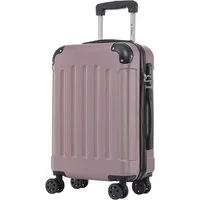 YONSLY Hartschalen-Trolley Hartschalen-Reisekoffer Trolley für Kurztrip und Urlaubsreisen, 4 Rollen, mit Zahlenschloss, ABS-Schale und weichem Gummigriff für Tragekomfort