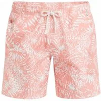 BlackSpade Badeshorts Long Print mit langem Bein locker geschnittene Schwimmhose