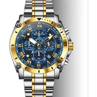 OLEVS Quarzuhr Herrenuhr Olevs Modischer Chronograph mit Tag-Nacht Anzeige 3689