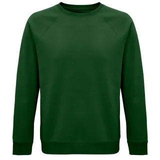 SOLS Unisex Adult Space Organic Raglan Sweatshirt (Flaschengrün)
