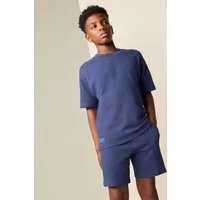 Next T-Shirt & Shorts Strukturiertes T-Shirt und Shorts, Set (2-tlg)