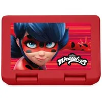Spreadshirt Lunchbox Miraculous Ladybug Logo Brotdose Lunchbox, Plastik, Aluminium