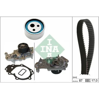 INA Zahnriemensatz + Wasserpumpe Renault Twingo 2 1,2