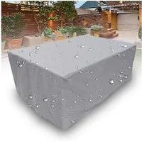 FELIXLEO Schutzhüllen-Sandsäcke Abdeckung Gartenmöbel Wasserdicht Schneeschutz Oxford 210D Grau, (1-tlg)