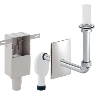 Geberit WT UP-Siphon Fertigbauset Abgang horizontal d50-56mm, 151122211 151122211