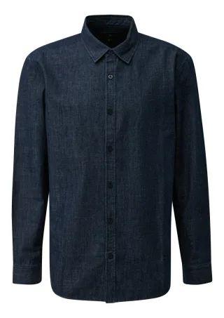 Q/S designed by - Regular Fit: Denimhemd blau - Gr. - S