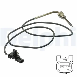 Delphi Abgastemperatursensor Alfa Romeo Giulietta 2,0 TS30231