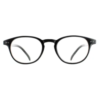 Polaroid Oval Unisex Glänzend Schwarz PLD 0008/R/CH Lesegeräte +1.5